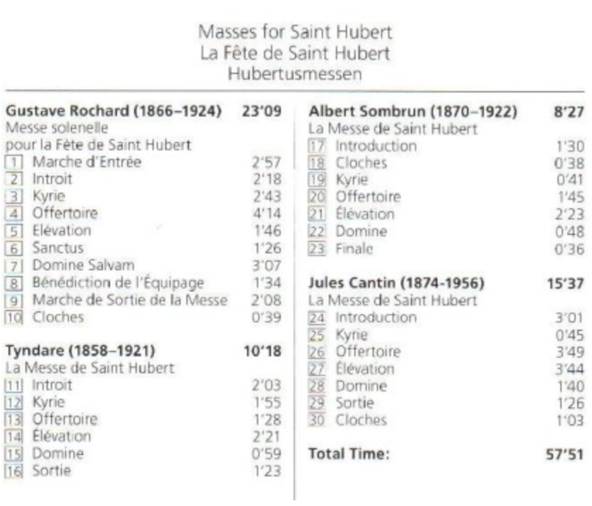 La Fete - Liste